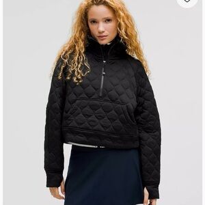 Lululemon scuba oversized quilted half-zip